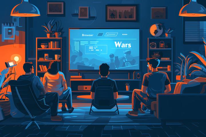 A TV show like The Bachelor in which different web browsers compete with each other